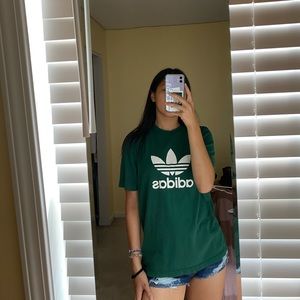 green adidas t-shirt